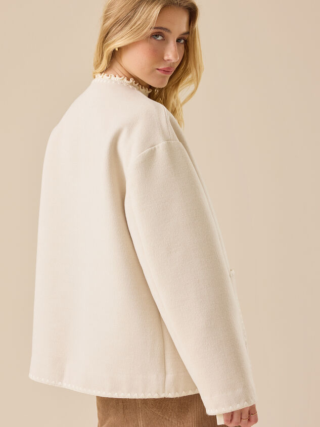 Marjorie Wool Jacket Detail 6 - TULLABEE