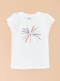 Fireworks Tinsel Tee by Mud Pie - TULLABEE