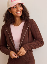 Alpine Escape Full Zip Sweater Detail 3 - TULLABEE