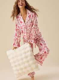 Kamila Satin Toile Sleep Top Detail 2 - TULLABEE