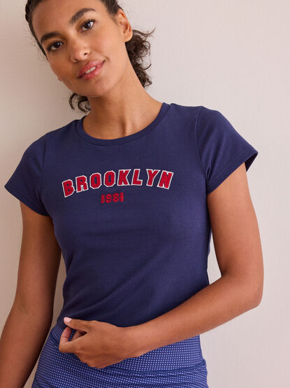 Brooklyn Embroidered Baby Tee - TULLABEE