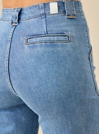 Annabelle Wide Leg Jean Detail 6 - TULLABEE