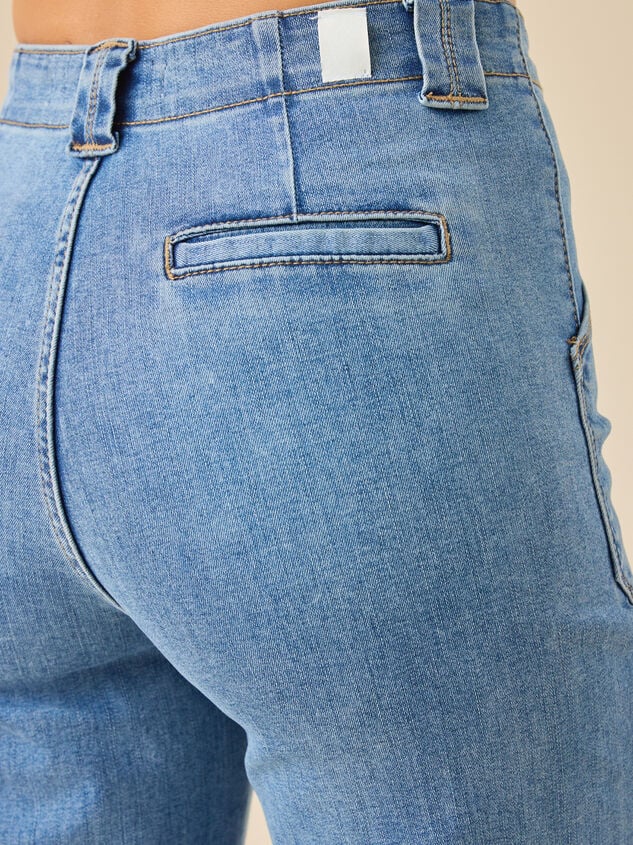 Annabelle Wide Leg Jean Detail 6 - TULLABEE