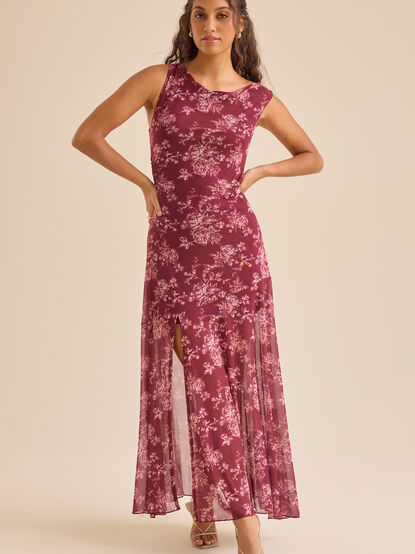 Cooper Floral Midi Dress - TULLABEE
