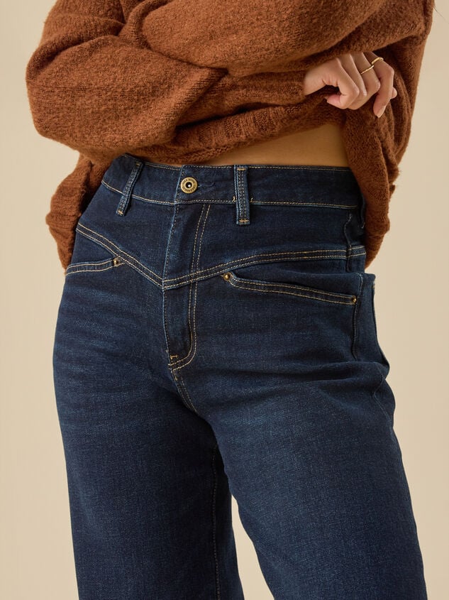 Jade Wide Leg Jeans Detail 2 - TULLABEE