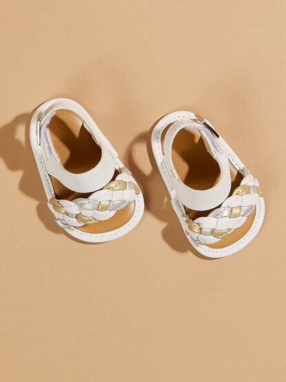 Miranda Braided Baby Sandals - TULLABEE