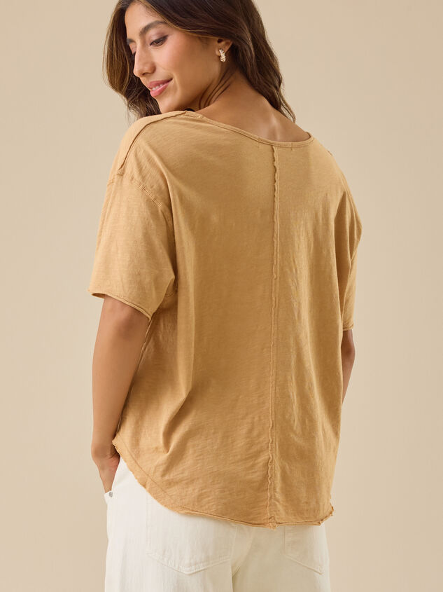 Bailee Basic Tee Detail 4 - TULLABEE