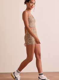 Cheetah Chase Cropped Tank Detail 4 - TULLABEE