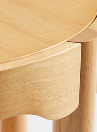 Sienna Wood Side Table Detail 4 - TULLABEE