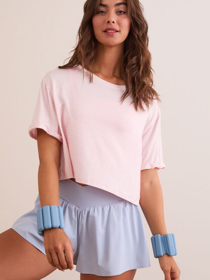 Make It Count Striped Tee - TULLABEE