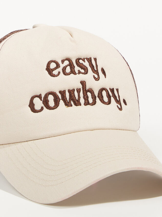 Easy Cowboy Trucker Hat Detail 2 - TULLABEE