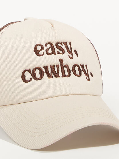 Easy Cowboy Trucker Hat - TULLABEE
