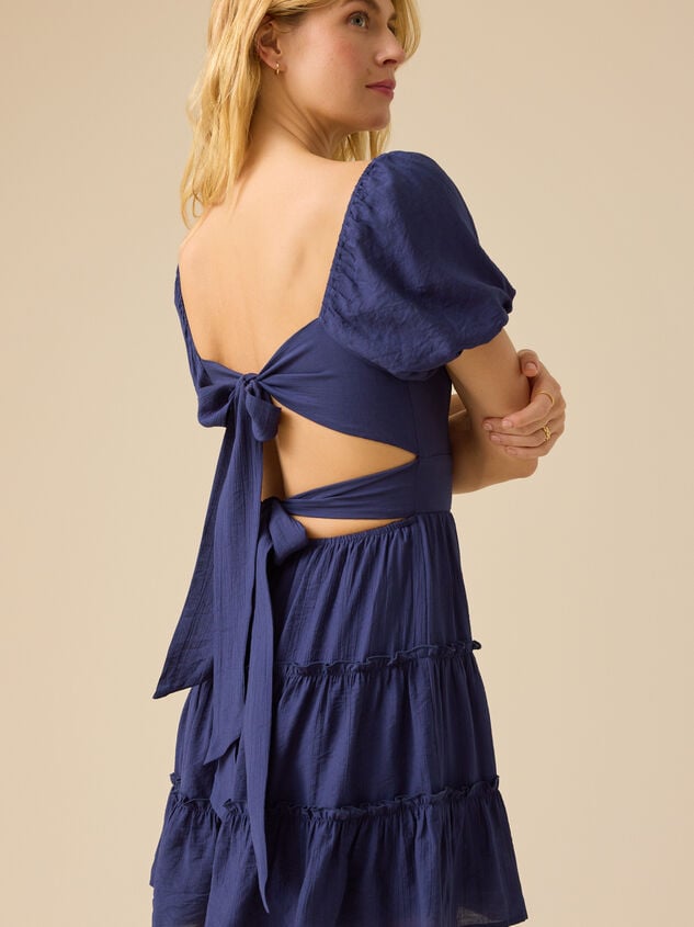 Solene Mini Dress Detail 3 - TULLABEE