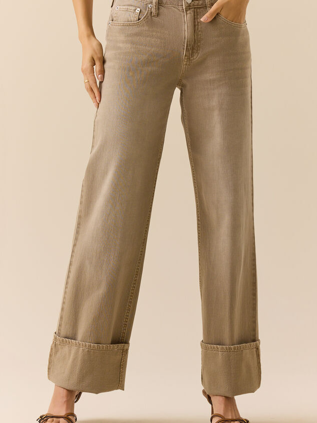 Baylee Cuff Jeans Detail 2 - TULLABEE