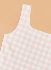 Lena Gingham Unitard Detail 2 - TULLABEE