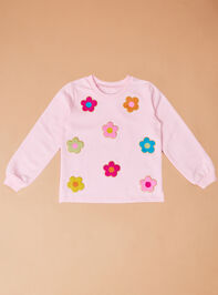 Flower Patch Top and Pant Set by Mud pie Detail 2 - TULLABEE