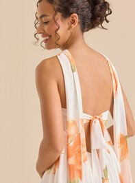 Dallie Strapless Floral Mini Dress Detail 2 - TULLABEE