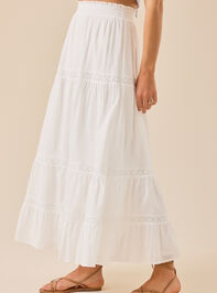 Kait Lace Midi Skirt Detail 4 - TULLABEE