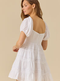 Marcie Tiered Mini Dress Detail 5 - TULLABEE
