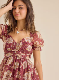 Karina Floral Maxi Dress Detail 2 - TULLABEE