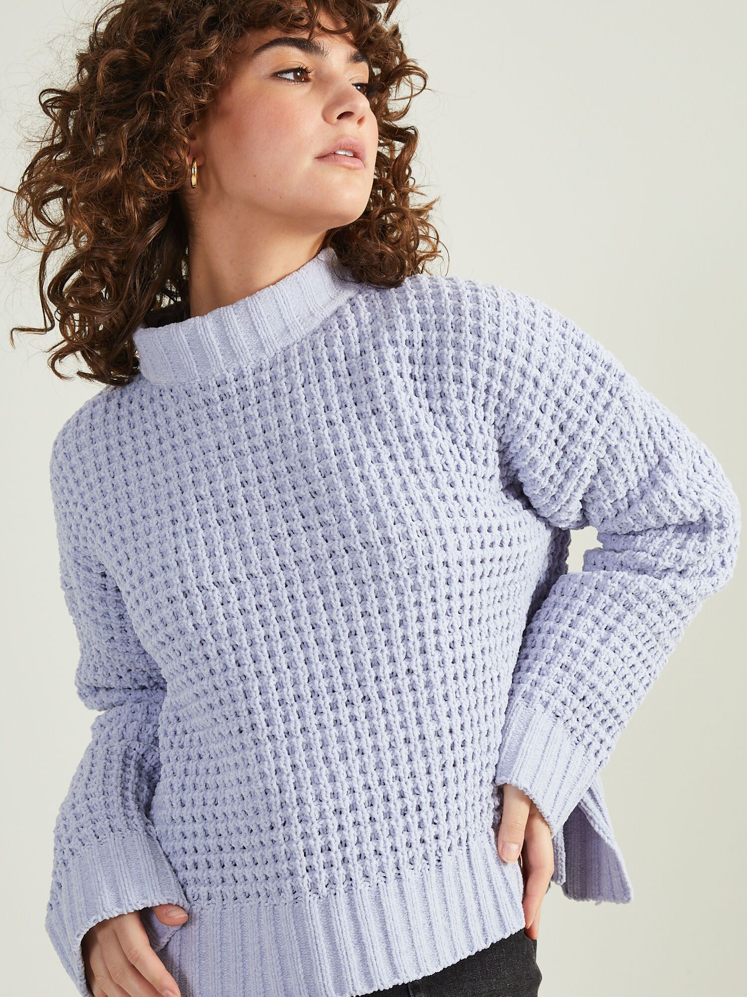 Natalie Matte Chenille Sweater