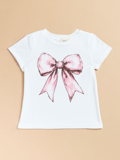 Bow Chic Graphic Tee - TULLABEE