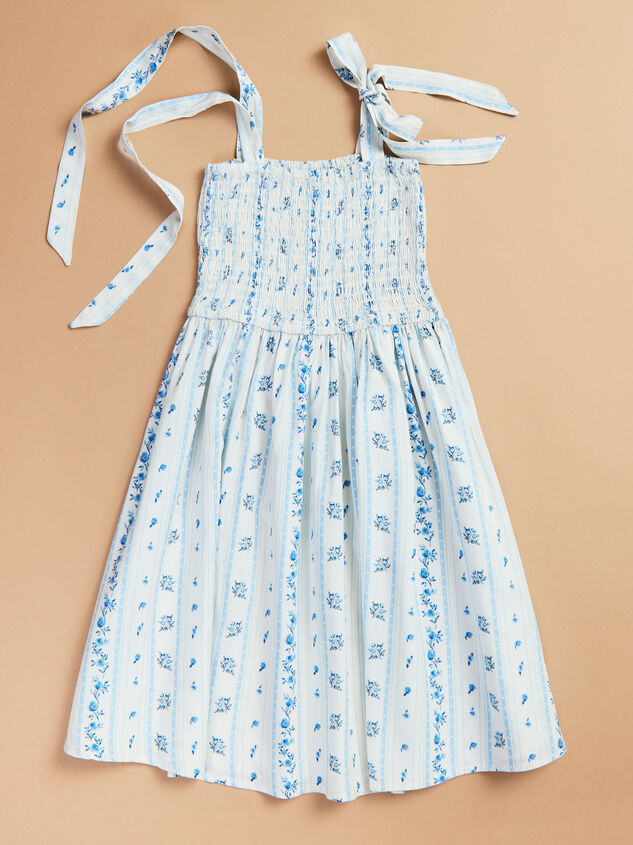 Aster Floral Mini Dress Detail 3 - TULLABEE