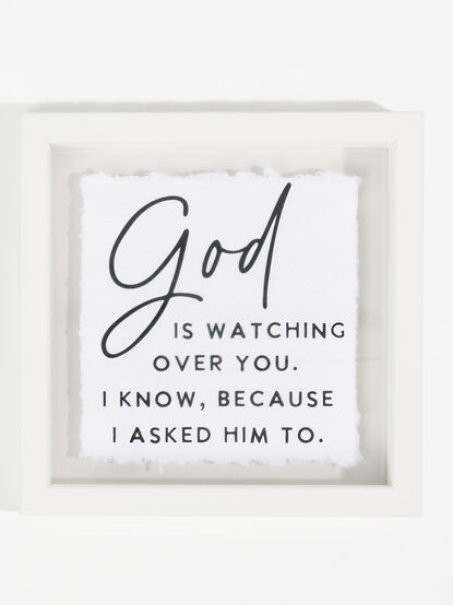 God is Watching Over You Wall Art - TULLABEE