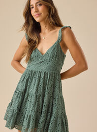 Rowan Floral Mini Dress Detail 3 - TULLABEE