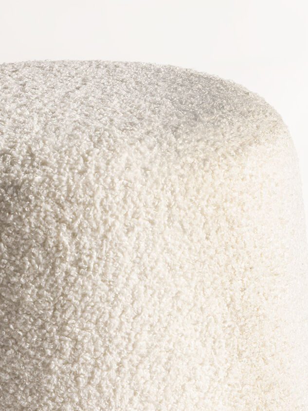 Flor Upholstered Round Stool Detail 4 - TULLABEE