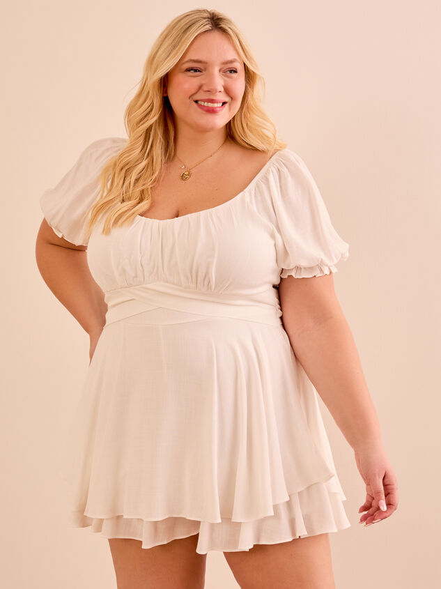 Haisley Double Layered Romper Detail 5 - TULLABEE