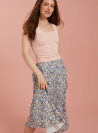 Blaire Seamless Floral Cami Detail 4 - TULLABEE