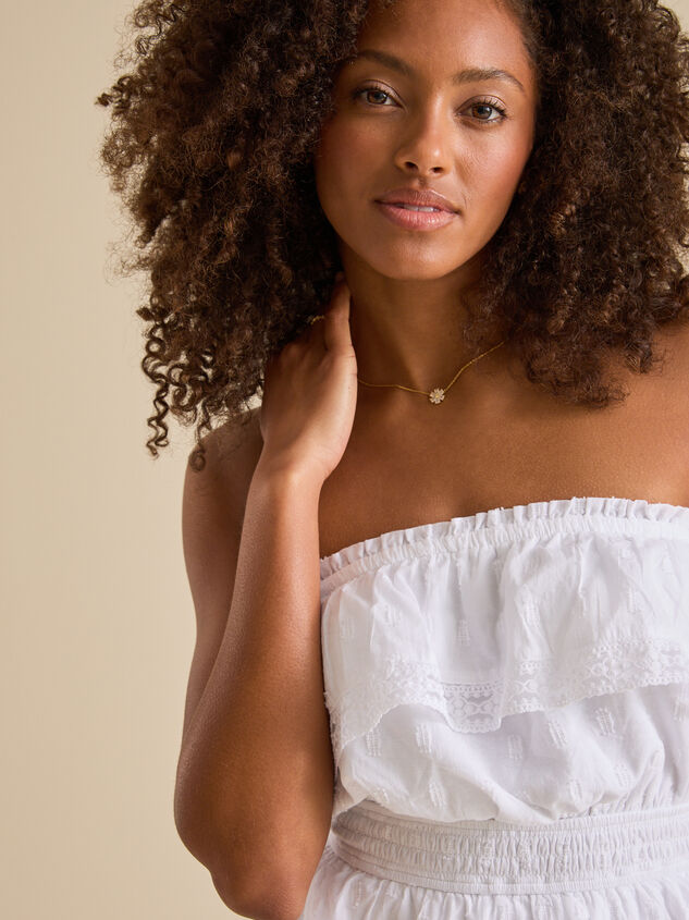 Taite Strapless Romper Detail 4 - TULLABEE