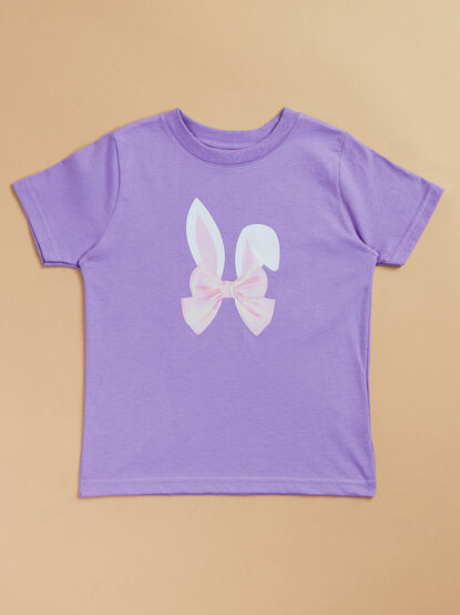 Bunny Ears Bow Tee - TULLABEE