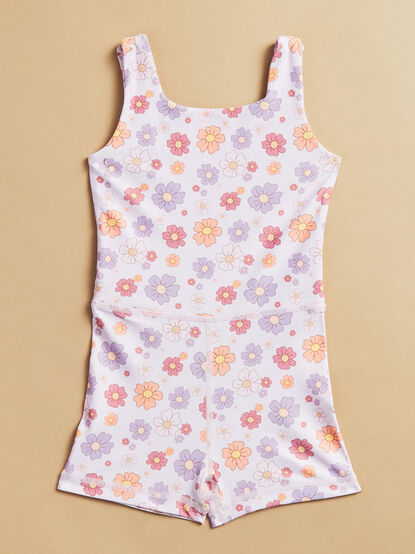 Mia Floral Unitard - TULLABEE