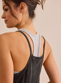 Hang Tough Mineral Wash Mini Dress Detail 5 - TULLABEE