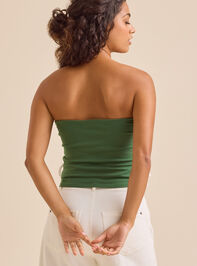 Italia Side Tie Tube Top Detail 4 - TULLABEE
