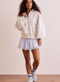 Peak Balloon Sleeve Pullover Detail 2 - TULLABEE