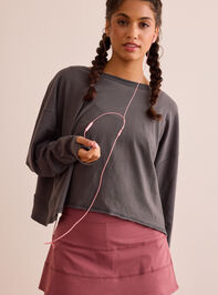 Moonlit Circle Back Long Sleeve Detail 2 - TULLABEE