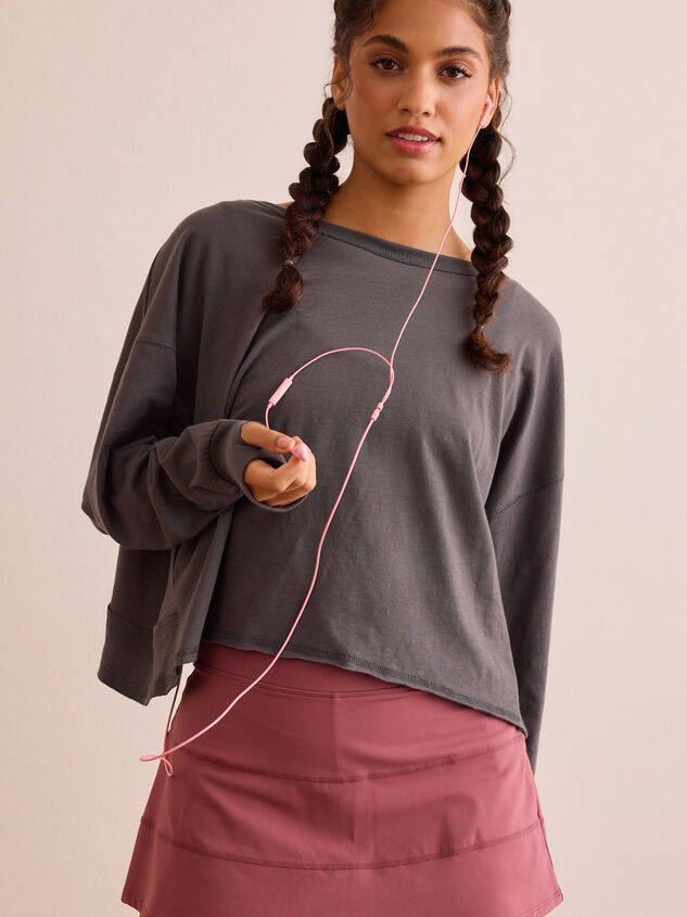 Moonlit Circle Back Long Sleeve Detail 2 - TULLABEE