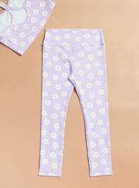 Isla Daisy Leggings Detail 2 - TULLABEE