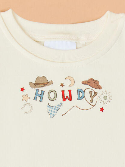 Cane Cowboy Bubble Sweatshirt - TULLABEE