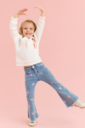 Bianca Bow Flare Jean - Altar'd State - 