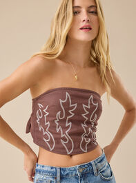 Mae Denim Tube Top - TULLABEE