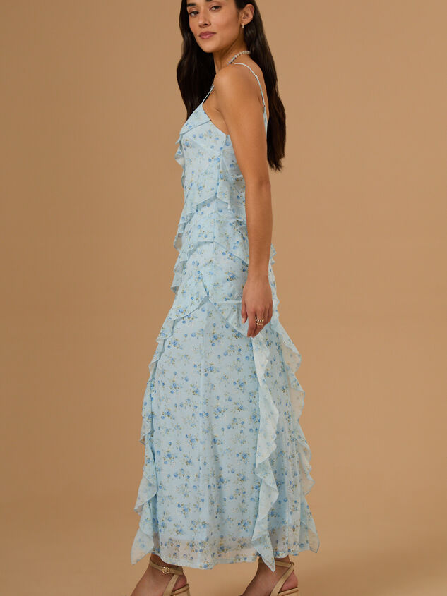 Ivy Floral Maxi Dress Detail 3 - TULLABEE