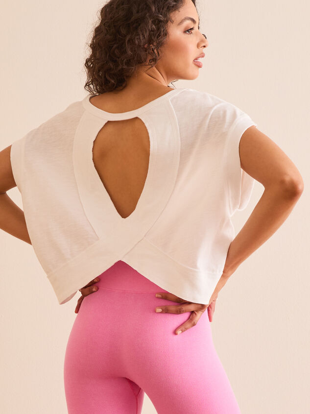 Moonlit Circle Back Tee Detail 2 - TULLABEE