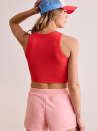 Victorious Cropped Tank Detail 3 - TULLABEE