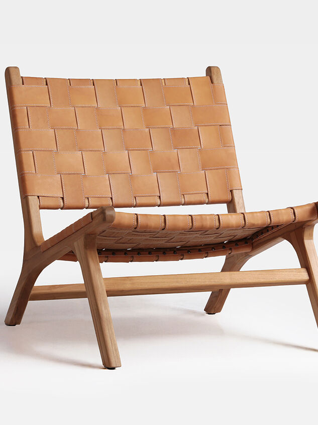 Cala Wood & Leather Chair Detail 3 - TULLABEE