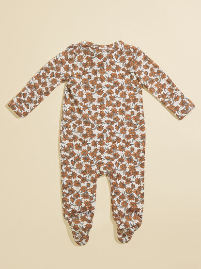 Emmaline Floral Footie - TULLABEE