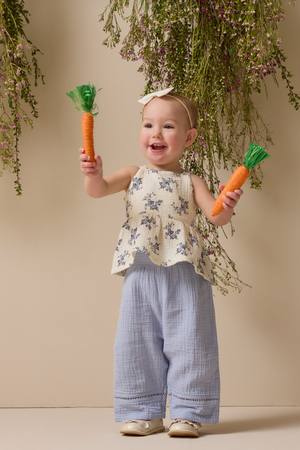 Belle Baby Floral Top and Pant Set - Altar'd State